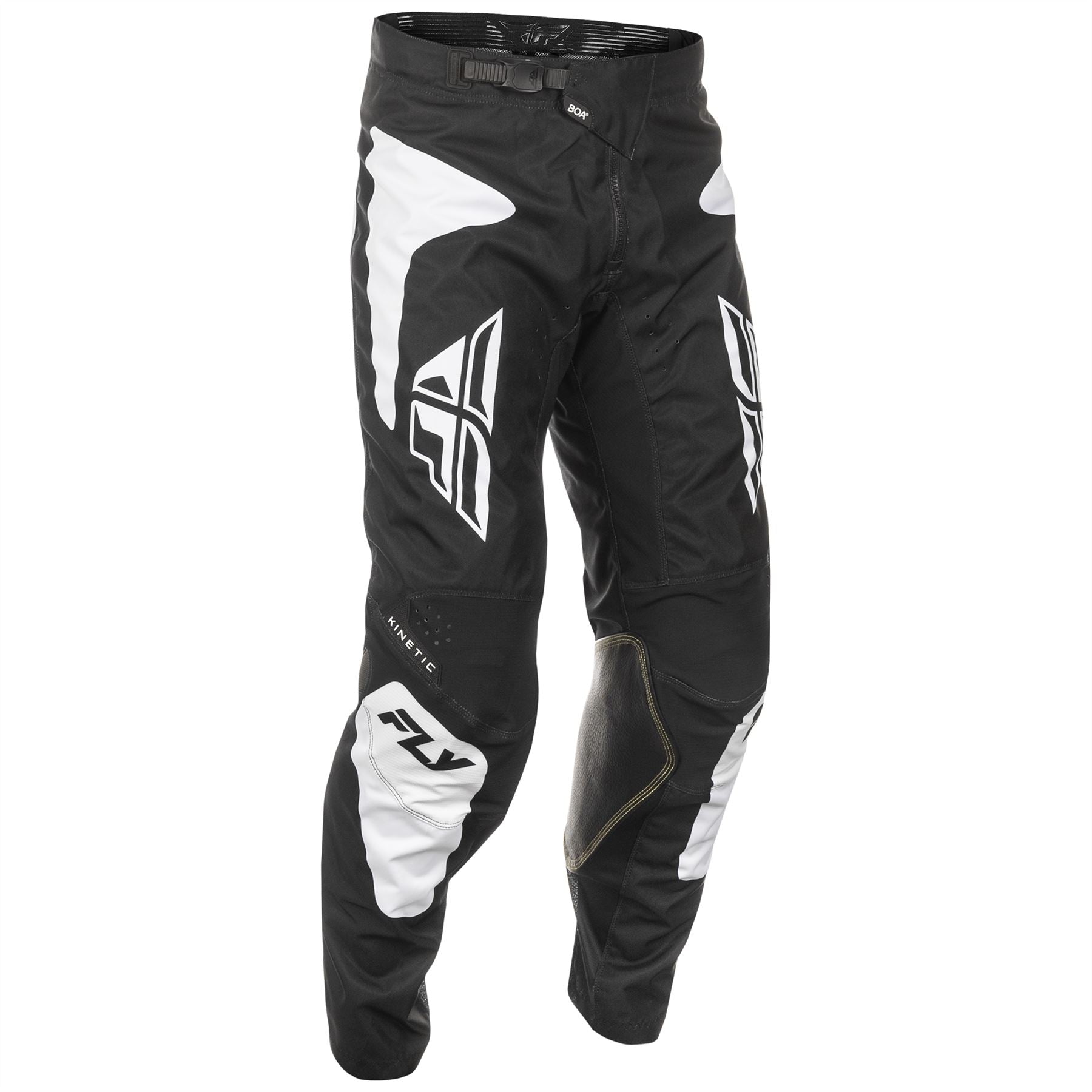 Fly Racing 2025 Kinetic Sym Motocross Pants Black White